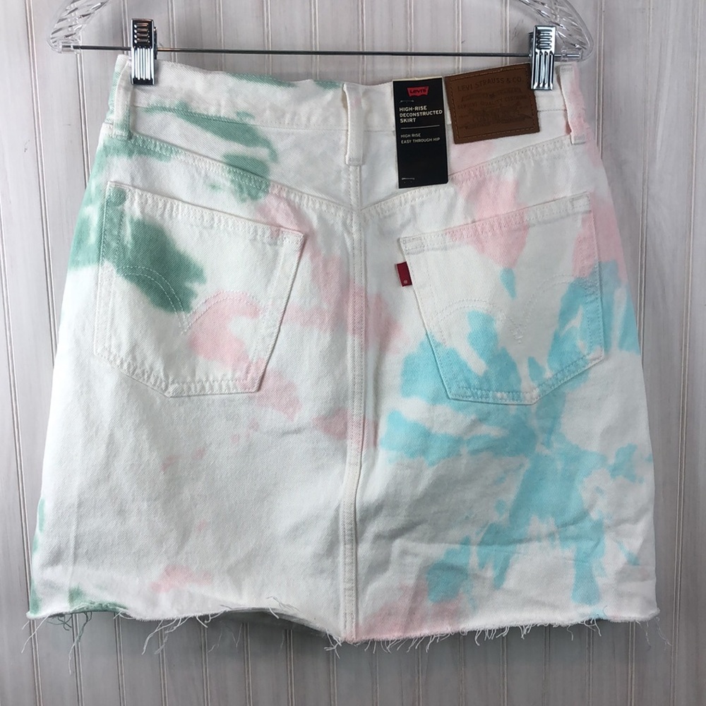 LEVIS HIGH RISE DECONSTRUCTED SKIRT - Picture 4 of 5